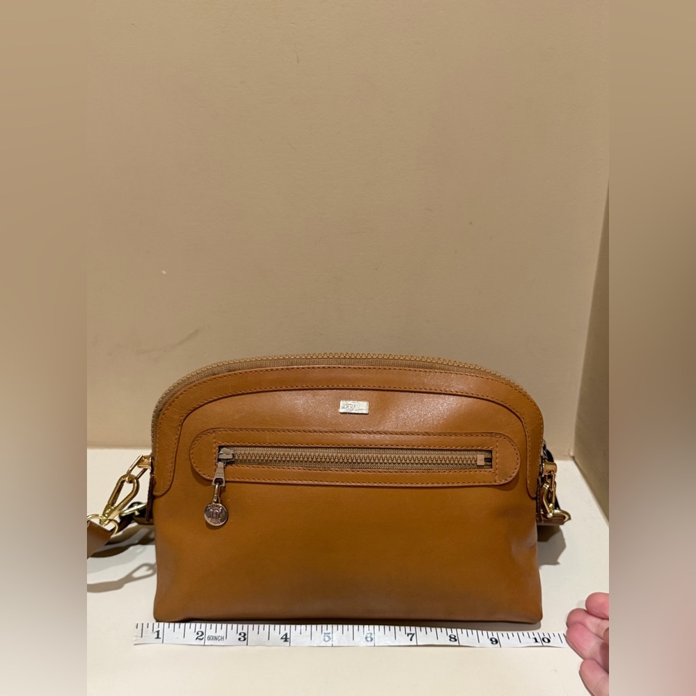 CELINE Caramel Leather Vintage Pouch w/unbranded strap - Picture 11 of 12